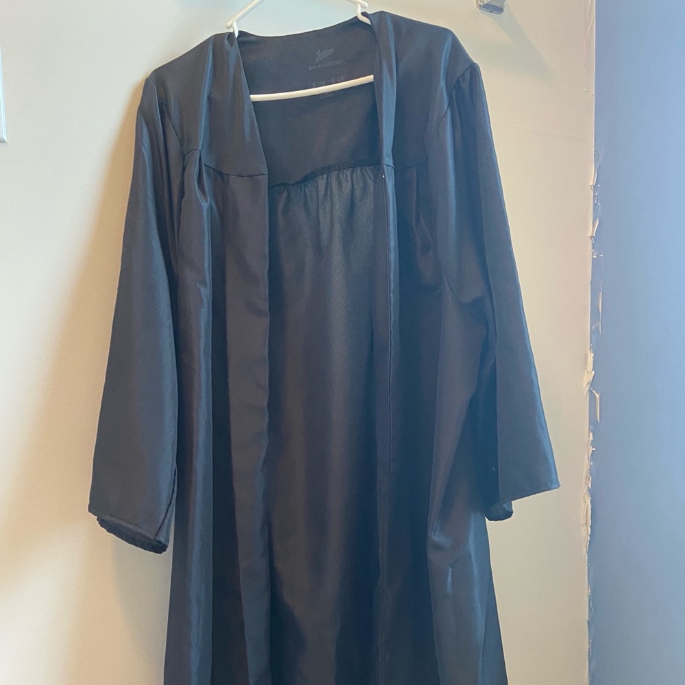 Black graduation gown